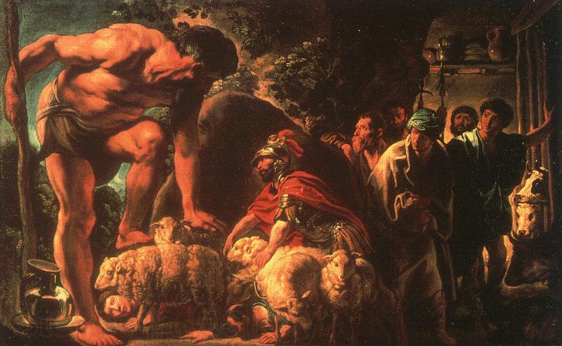 Jacob Jordaens Odysseus Spain oil painting art